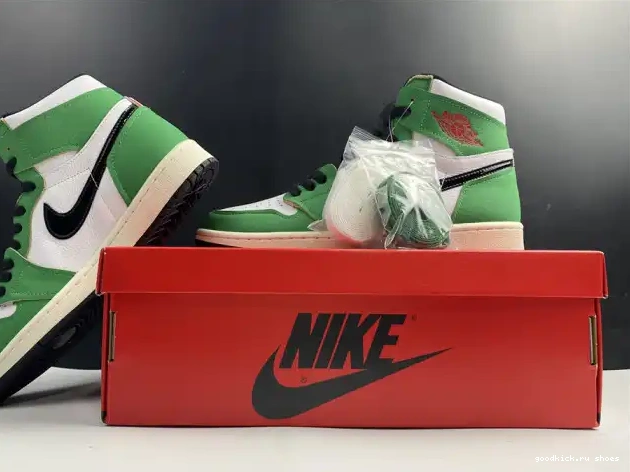 Cheap DB4612-300 Lucky Air High Retro Jordan 1 Green 0607